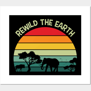 Rewild the Earth Posters and Art